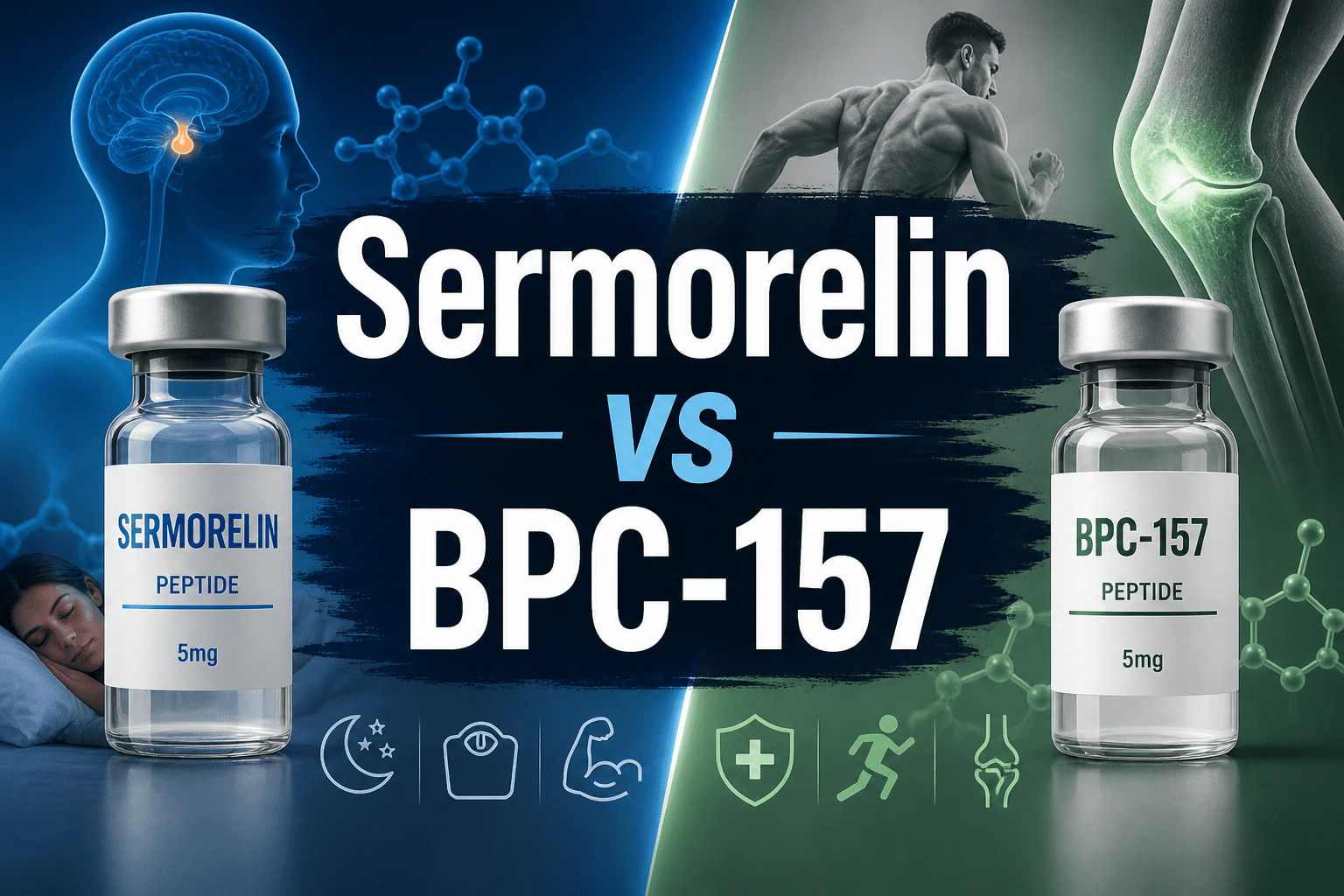 sermorelin vs ipamorelin differences benefits side effects BPC-157 I Nulevel Wellness Medspa Utilization and Bio-Efficacy of weight Size:20mL